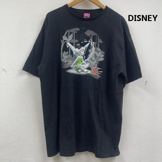 古着 USED Tシャツ 半袖 90s 00s ディズニー ワールド タグ ヴィンテージ プリント Tシャツ XL 黒 / ブラック / black メンズ USED 古着 中古 50163720