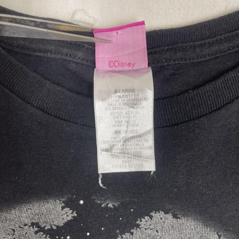 古着 USED Tシャツ 半袖 90s 00s ディズニー ワールド タグ ヴィンテージ プリント Tシャツ XL 黒 / ブラック / black メンズ USED 古着 中古 50163720