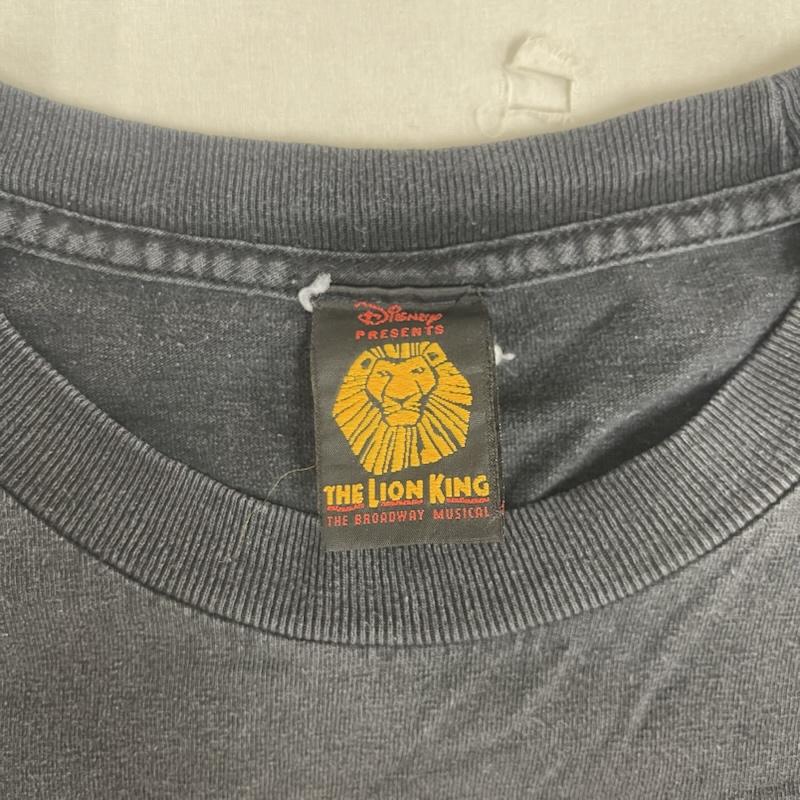 古着 USED Tシャツ 長袖 90s ディズニー ライオン・キング ヴィンテージ プリント Tシャツ 黒 / ブラック / black メンズ USED 古着 中古 50163721