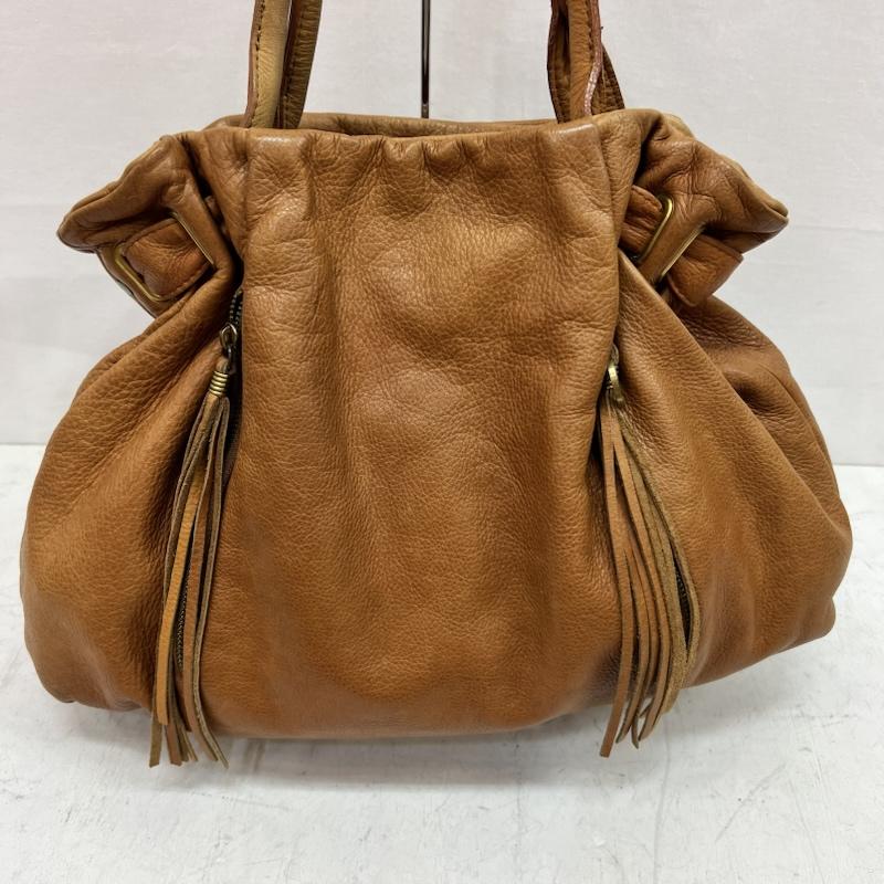 古着 USED ハンドバッグ ハンドバッグ naisia フリンジデザイン レザーバッグ y2k archive - 茶 / ブラウン / brown レディース USED 古着 中古 50163724