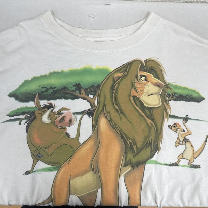 古着 USED Tシャツ 半袖 ディズニー ライオン・キング ヴィンテージ プリント Tシャツ 白 / ホワイト / white メンズ USED 古着 中古 50163729