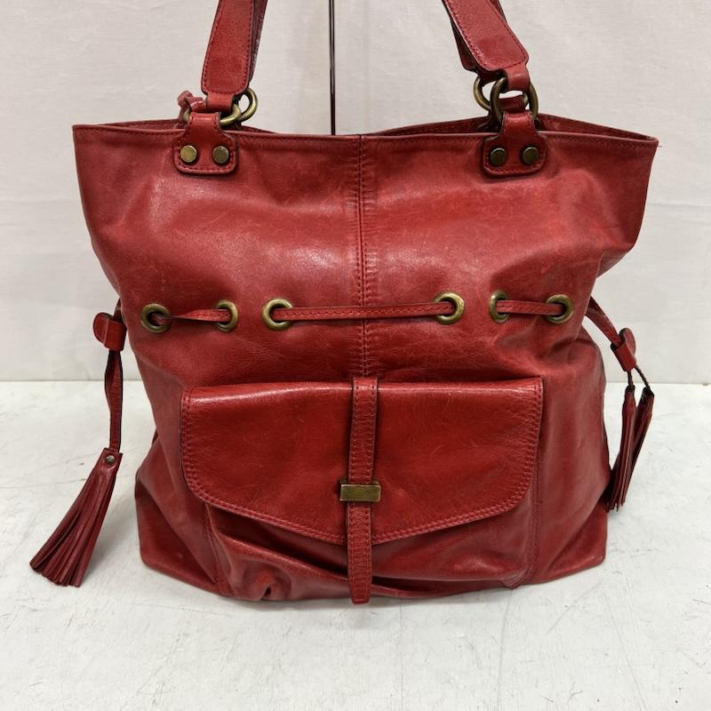 古着 USED ハンドバッグ ハンドバッグ JACONO イタリア製 タッセル レザーバッグ archive y2k - 赤 / レッド / red レディース USED 古着 中古 50163731
