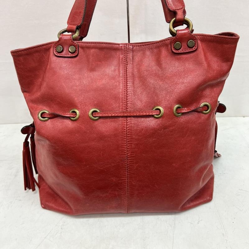 古着 USED ハンドバッグ ハンドバッグ JACONO イタリア製 タッセル レザーバッグ archive y2k - 赤 / レッド / red レディース USED 古着 中古 50163731