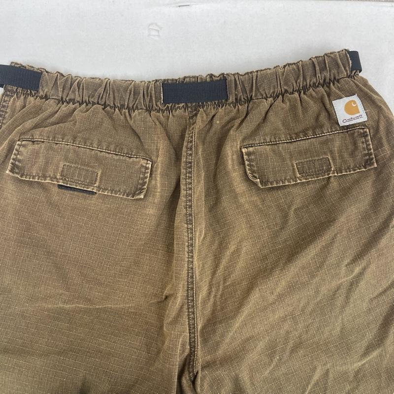 カーハート Carhartt パンツ ショートパンツ WIP - Wynton Short ウェビング ベルト カーゴ ショート パンツ L 茶 / ブラウン / brown メンズ USED 古着 中古 50163733