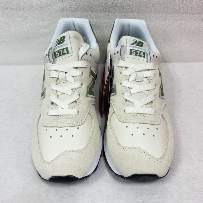 ニューバランス New Balance スニーカー スニーカー U5742KF スウェード メッシュ スニーカー クラシック ロゴ 28.0cm ロゴ、文字 アイボリー / アイボリー / X カーキ / カーキ / khaki メンズ USED 古着 中古 50163741