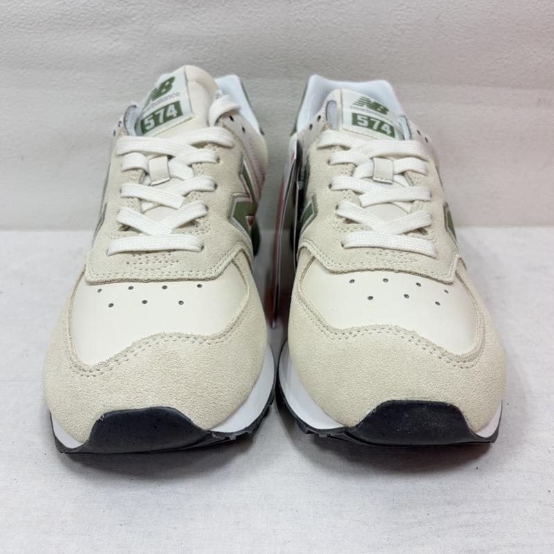 ニューバランス New Balance スニーカー スニーカー U5742KF スウェード メッシュ スニーカー クラシック ロゴ 28.0cm ロゴ、文字 アイボリー / アイボリー / X カーキ / カーキ / khaki メンズ USED 古着 中古 50163741