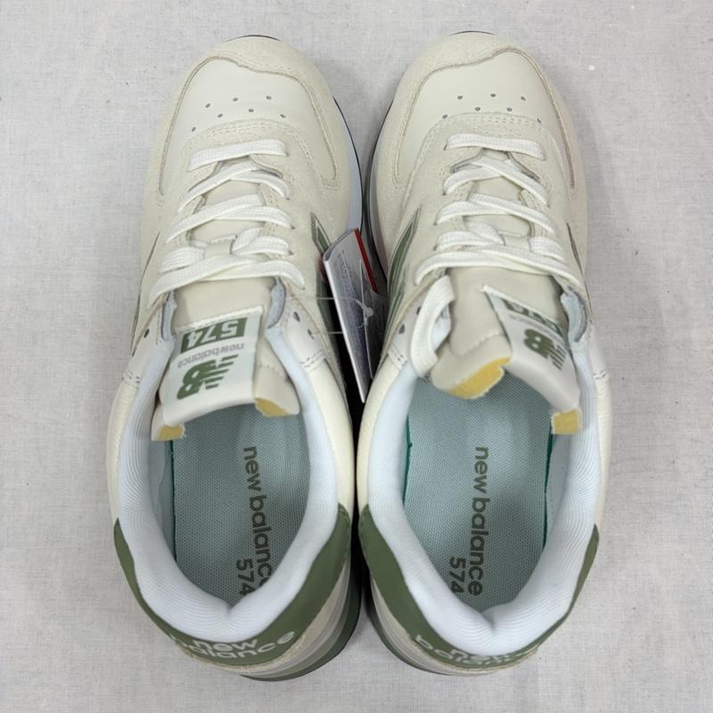ニューバランス New Balance スニーカー スニーカー U5742KF スウェード メッシュ スニーカー クラシック ロゴ 28.0cm ロゴ、文字 アイボリー / アイボリー / X カーキ / カーキ / khaki メンズ USED 古着 中古 50163741