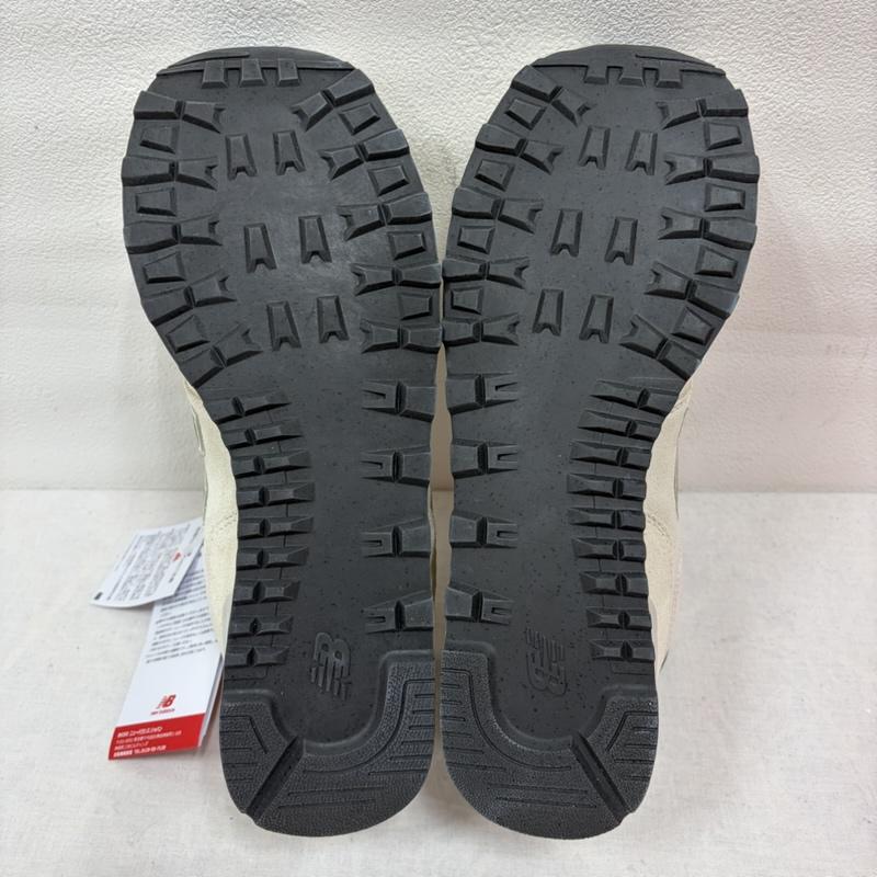 ニューバランス New Balance スニーカー スニーカー U5742KF スウェード メッシュ スニーカー クラシック ロゴ 28.0cm ロゴ、文字 アイボリー / アイボリー / X カーキ / カーキ / khaki メンズ USED 古着 中古 50163741