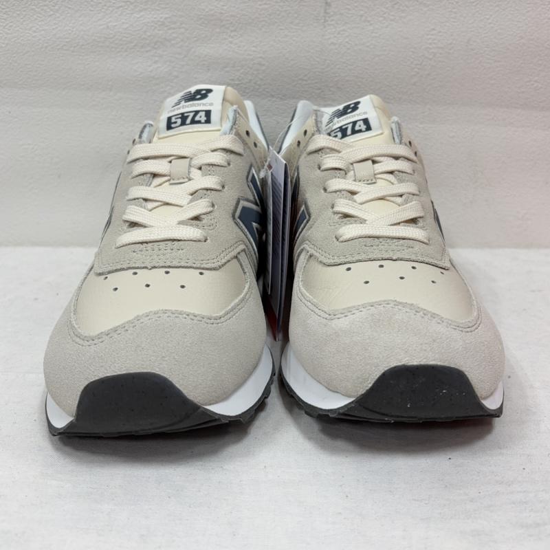 ニューバランス New Balance スニーカー スニーカー U57481N スウェード メッシュ スニーカー クラシック ロゴ 28.0cm ロゴ、文字 灰 / グレー / gray X 紺 / ネイビー / navy メンズ USED 古着 中古 50163743
