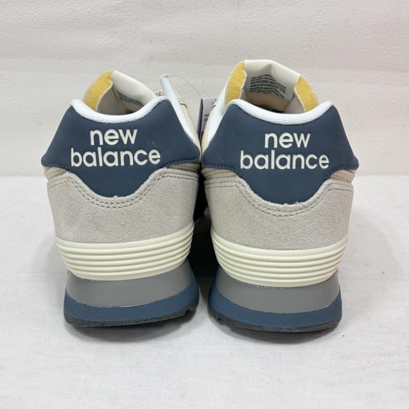 ニューバランス New Balance スニーカー スニーカー U57481N スウェード メッシュ スニーカー クラシック ロゴ 28.0cm ロゴ、文字 灰 / グレー / gray X 紺 / ネイビー / navy メンズ USED 古着 中古 50163743