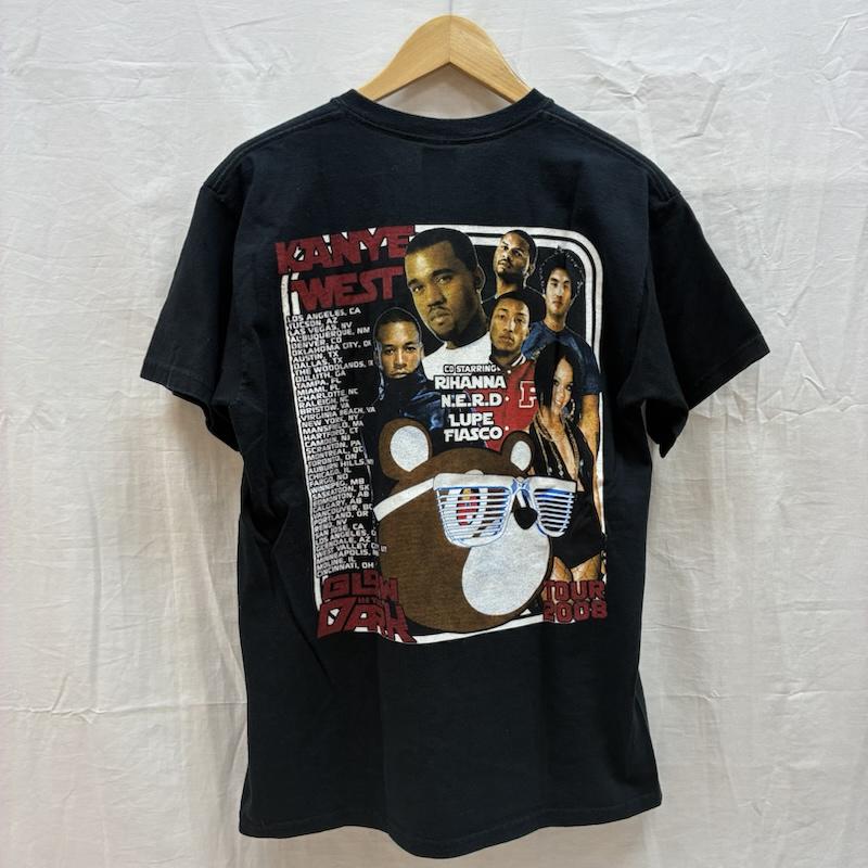 古着 USED Tシャツ 半袖 Kanye West GLOW IN THE DARK TOUR カニエ・ウェスト 00s 2008 ツアー Tシャツ M メンズ USED 古着 中古 50163745