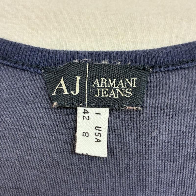 アルマーニ ジーンズ ARMANI JEANS タンクトップ タンクトップ グラデーション スパンコール AJロゴ ノースリーブ タンクトップ アーカイブ Y2K 42 レディース USED 古着 中古 50163748