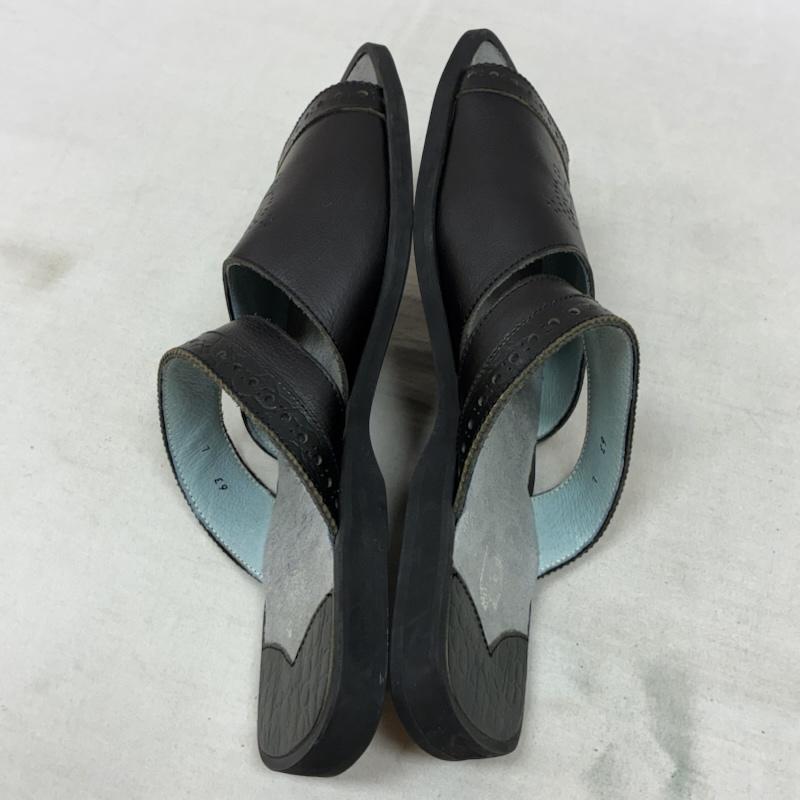 古着 USED サンダル サンダル Joseph Game of Eton ジョセフ・ゲイン・オブ・イートン レザー パンチング フラット サンダル L メンズ USED 古着 中古 50163756