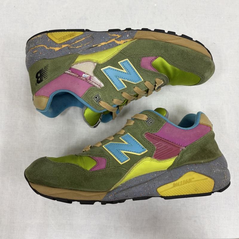 ニューバランス New Balance スニーカー スニーカー Stussy HECTIC UNDEFEATED コラボ MT580PT スウェード ロゴ ローカット スニーカー 29.0cm ロゴ、文字 マルチカラー / マルチカラー / multicolor メンズ USED 古着 中古 50163757