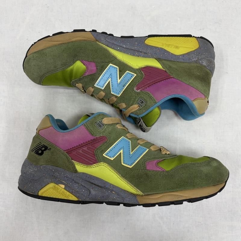 ニューバランス New Balance スニーカー スニーカー Stussy HECTIC UNDEFEATED コラボ MT580PT スウェード ロゴ ローカット スニーカー 29.0cm ロゴ、文字 マルチカラー / マルチカラー / multicolor メンズ USED 古着 中古 50163757