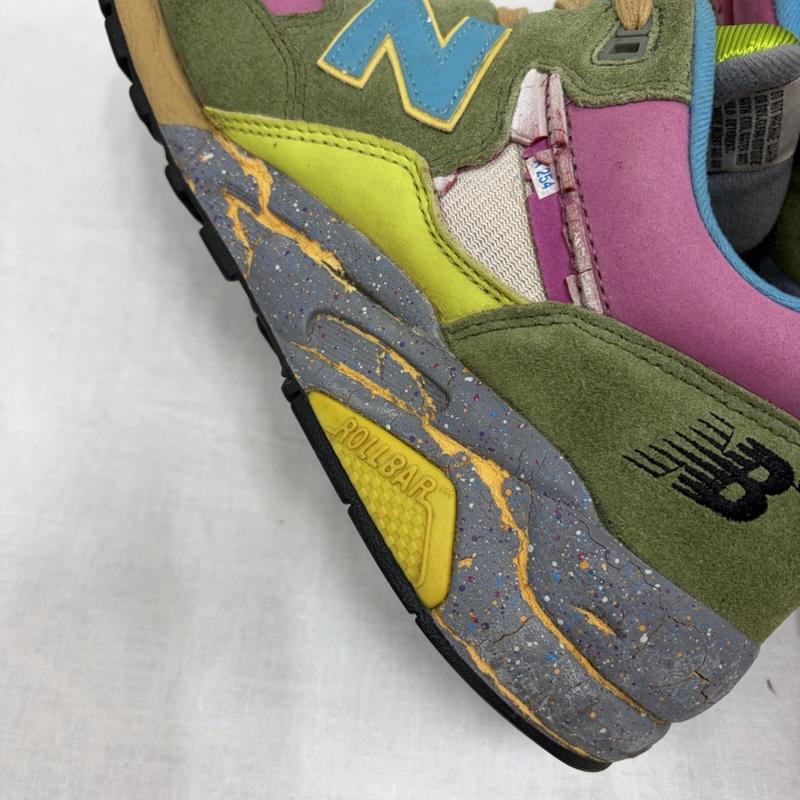 ニューバランス New Balance スニーカー スニーカー Stussy HECTIC UNDEFEATED コラボ MT580PT スウェード ロゴ ローカット スニーカー 29.0cm ロゴ、文字 マルチカラー / マルチカラー / multicolor メンズ USED 古着 中古 50163757