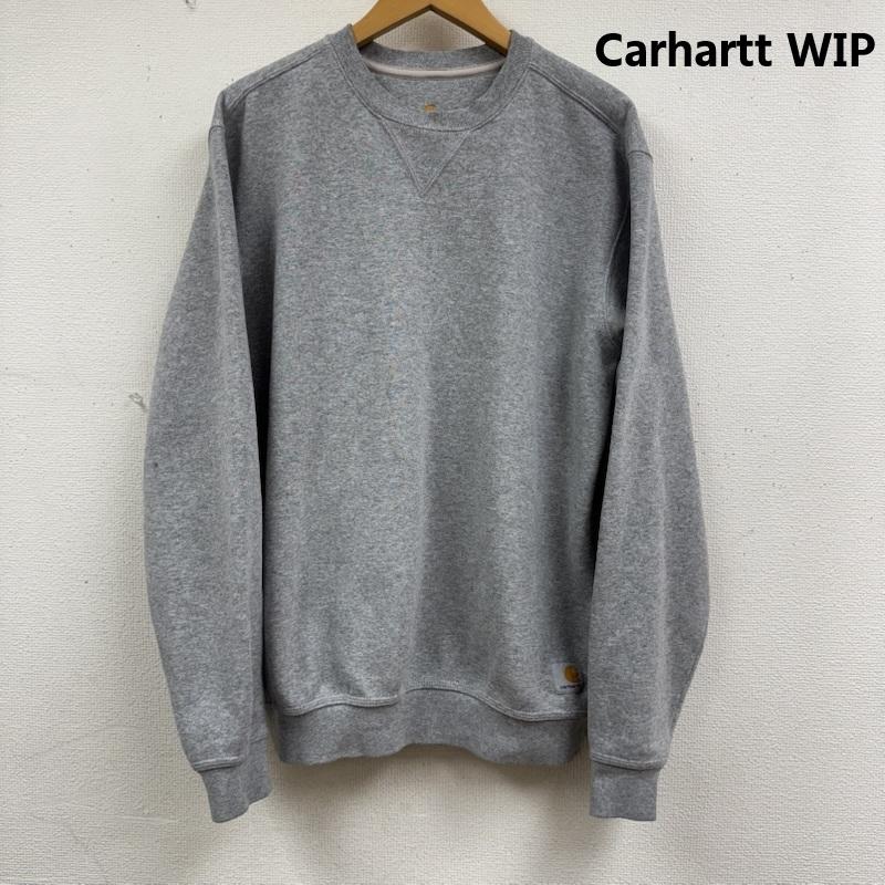 カーハート ダブリューアイピー Carhartt WIP トレーナー 長袖 ORIJINAL FIT クルーネック トレーナー スウェット S 灰 / グレー / gray メンズ USED 古着 中古 50163758