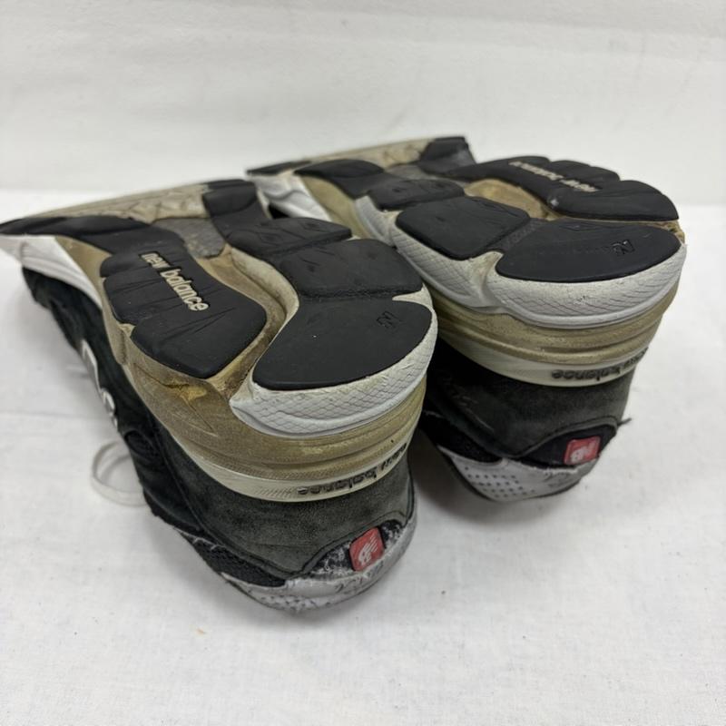 ニューバランス New Balance スニーカー スニーカー USA製 M990BK3 スウェード メッシュ ロゴ ローカット スニーカー 27.0cm ロゴ、文字 黒 / ブラック / black X 灰 / グレー / gray X 白 / ホワイト / white メンズ USED 古着 中古 50163759