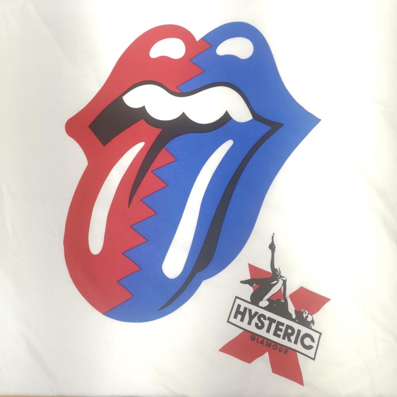 ヒステリックグラマー HYSTERIC GLAMOUR Tシャツ 長袖 21AW 06213CL03 THE ROLLING STONES STEEL WHEELS 1989 ローリング ストーンズ Tシャツ M 白 / ホワイト / white メンズ USED 古着 中古 50163766