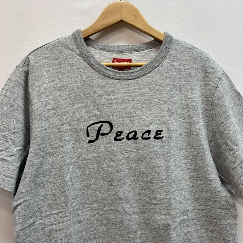 シュプリーム Supreme Tシャツ 半袖 18AW Peace S/S Top ピース ロゴ Tシャツ L 灰 / グレー / gray メンズ USED 古着 中古 50163776