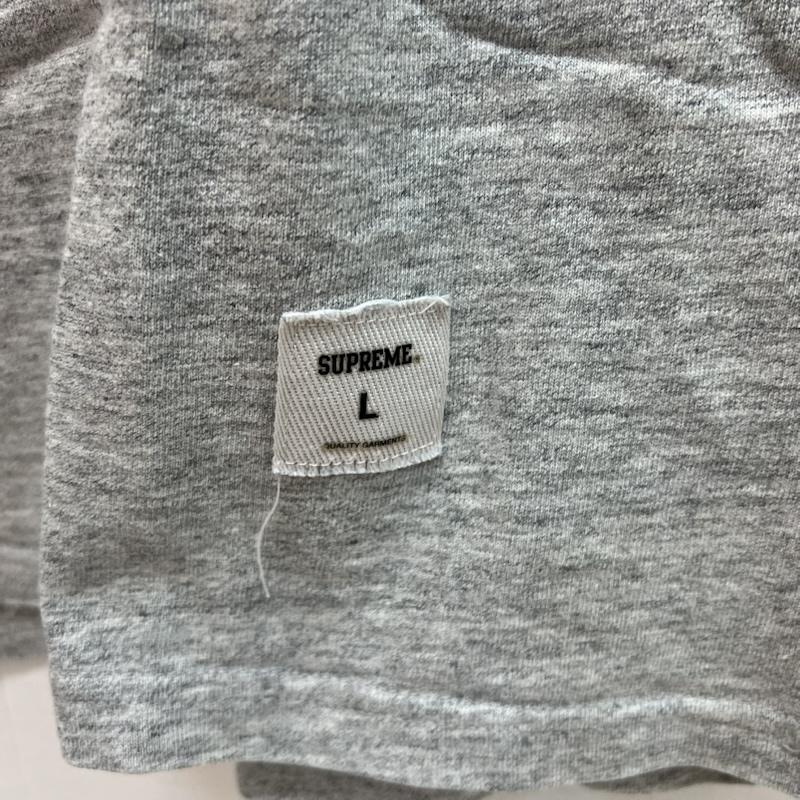 シュプリーム Supreme Tシャツ 半袖 18AW Peace S/S Top ピース ロゴ Tシャツ L 灰 / グレー / gray メンズ USED 古着 中古 50163776