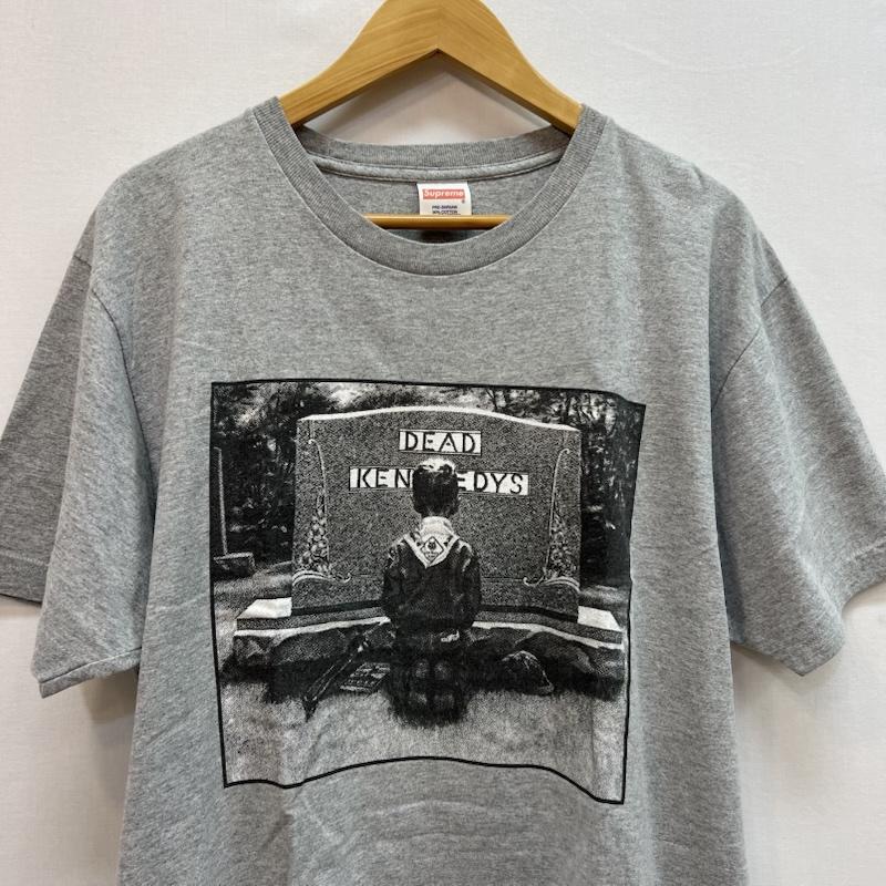 シュプリーム Supreme Tシャツ 半袖 14ss Dead Kennedys Gravestone Tee デッド ケネディーズ L 灰 / グレー / gray メンズ USED 古着 中古 50163780