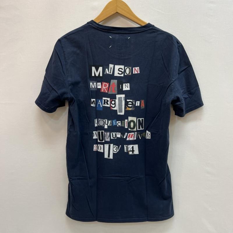メゾン マルジェラ Maison Margiela Tシャツ 半袖 10 バックロゴ Tシャツ 46 紺 / ネイビー / navy メンズ USED 古着 中古 50163785