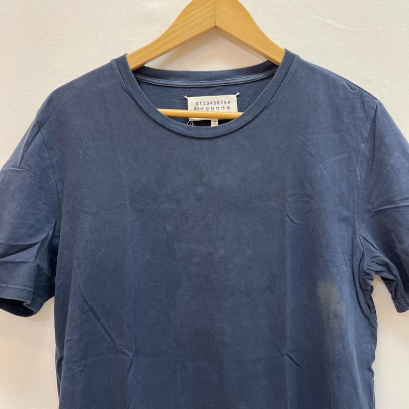メゾン マルジェラ Maison Margiela Tシャツ 半袖 10 バックロゴ Tシャツ 46 紺 / ネイビー / navy メンズ USED 古着 中古 50163785