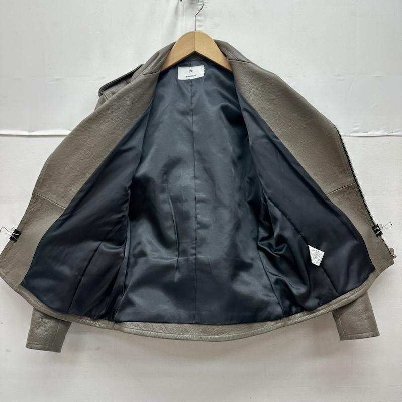 ムーンエイジデビルメント Moonage Devilment ジャケット、上着 ライダース カウ レザー ダブル ライダース ジャケット MLLC-J-0001 46 ベージュ / ベージュ / beige メンズ USED 古着 中古 50163793