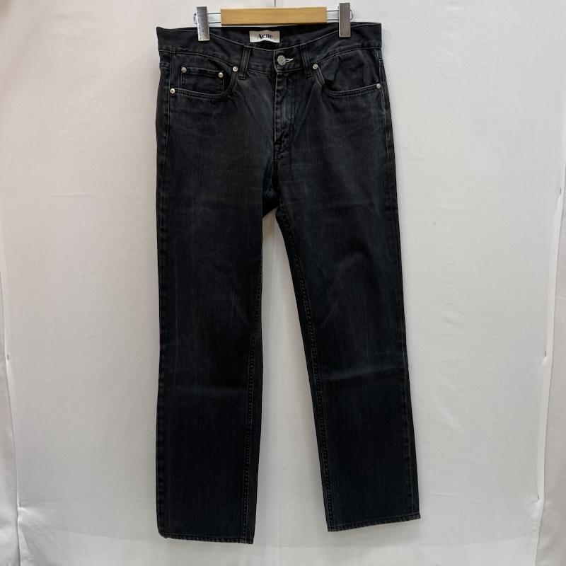 アクネジーンズ ACNEJEANS パンツ デニム、ジーンズ Mic Brice 初期 ストレート ブラックデニムパンツ 32インチ メンズ USED 古着 中古 50163794