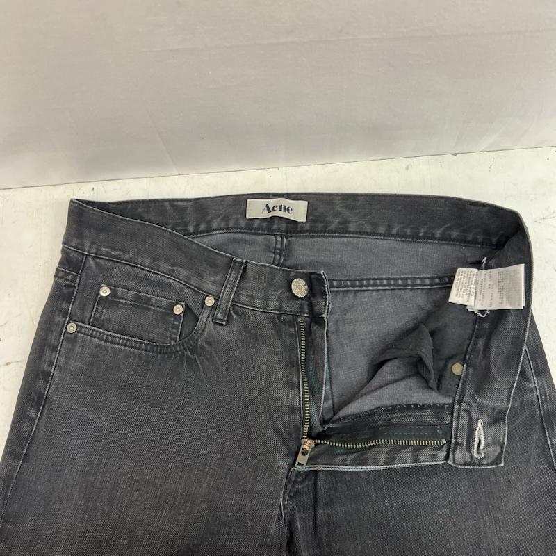 アクネジーンズ ACNEJEANS パンツ デニム、ジーンズ Mic Brice 初期 ストレート ブラックデニムパンツ 32インチ メンズ USED 古着 中古 50163794