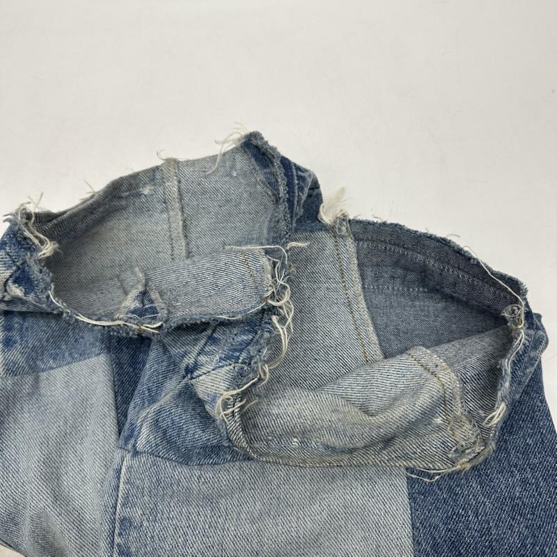 エゴトリッピング EGO TRIPPING パンツ デニム、ジーンズ LOOSE BOOTSCUT 再構築 リメイク ブーツカット デニム パンツ 624054 - インディゴ / インディゴ / Indigo メンズ USED 古着 中古 50163796