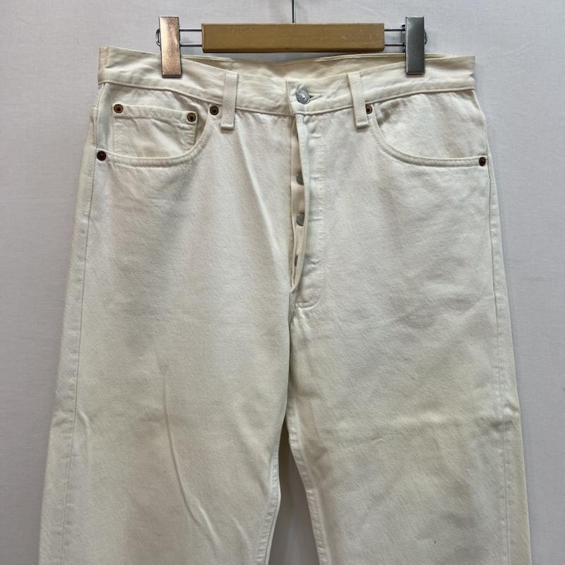 リーバイス Levi s パンツ デニム、ジーンズ 90s 94年 USA製 501 ホワイトデニムパンツ ボタン裏552 ヴィンテージ 34インチ 白 / ホワイト / white メンズ USED 古着 中古 50163797