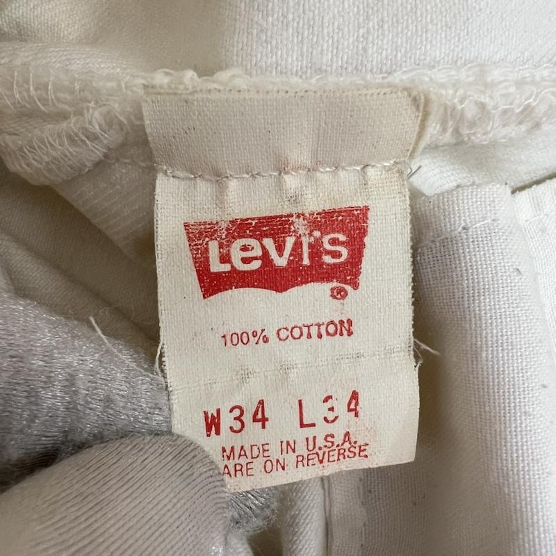 リーバイス Levi s パンツ デニム、ジーンズ 90s 94年 USA製 501 ホワイトデニムパンツ ボタン裏552 ヴィンテージ 34インチ 白 / ホワイト / white メンズ USED 古着 中古 50163797