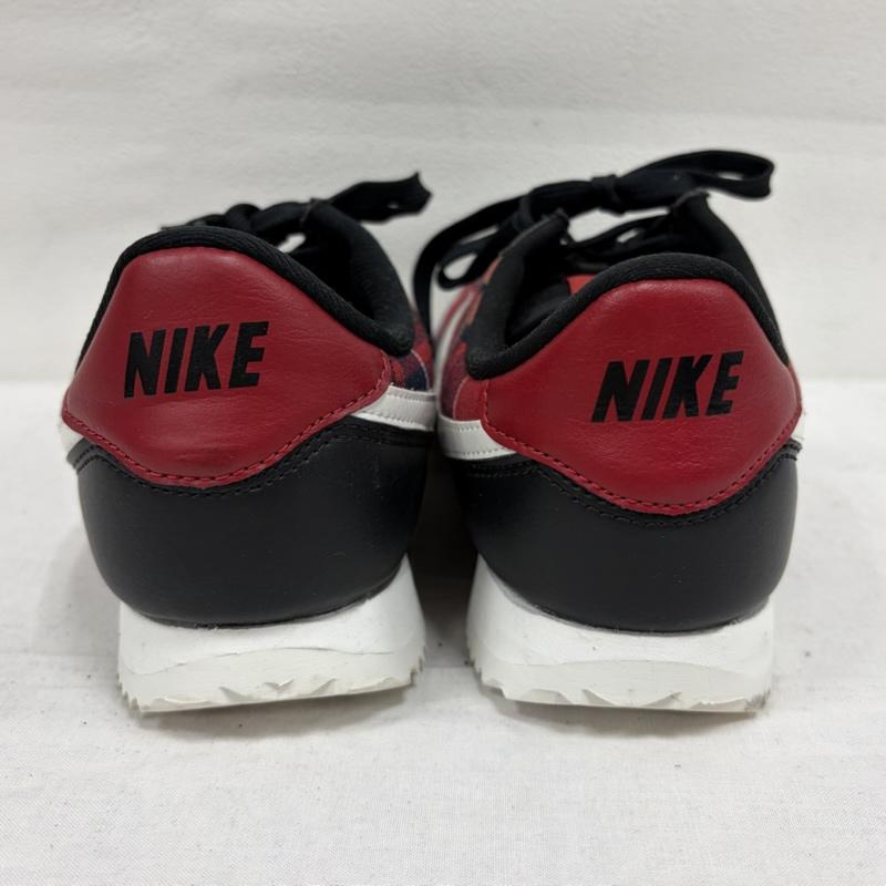 ナイキ NIKE スニーカー スニーカー AA3498-003 CORTEZ BASIC TXT SE GS Plaid コルテッツ ベーシック テキスタイル チェック ローカット スニーカー 24.5cm チェック X ロゴ、文字 桃 / ピンク / pink X 黒 / ブラック / black レディース USED 古着 中古 50163799