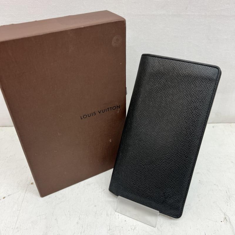 ルイヴィトン LOUIS VUITTON 財布 長財布 タイガ ポルトフォイユ ブラザ 長財布 M32572 SP3151 - 黒 / ブラック / black メンズ USED 古着 中古 50163800
