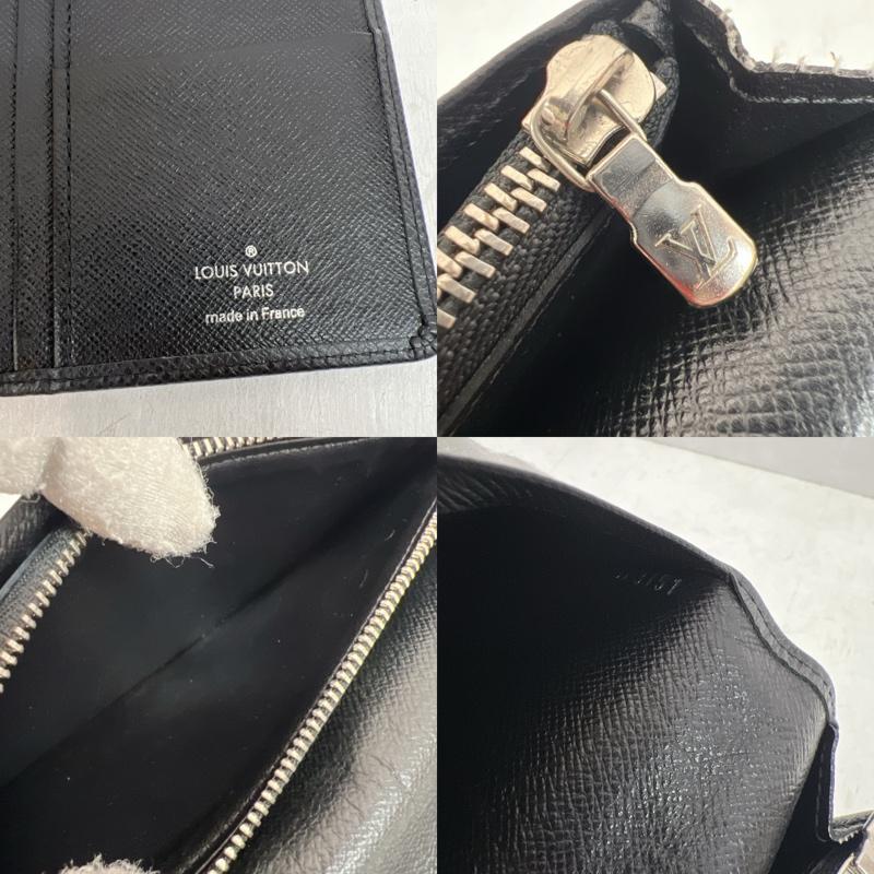 ルイヴィトン LOUIS VUITTON 財布 長財布 タイガ ポルトフォイユ ブラザ 長財布 M32572 SP3151 - 黒 / ブラック / black メンズ USED 古着 中古 50163800