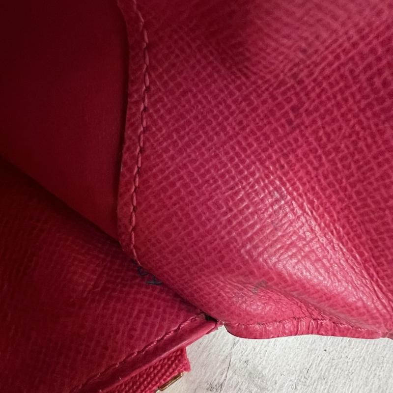 ルイヴィトン LOUIS VUITTON 財布 長財布 モノグラム ポルトフォイユ・アンソリット M60250 CA1009 - 茶 / ブラウン / brown X 桃 / ピンク / pink レディース USED 古着 中古 50163802
