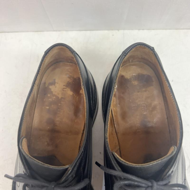 オースティンリード Austin Reed 革靴 革靴 ベンチメイド イングランド プレーントゥ レザーシューズ UK：7.5 黒 / ブラック / black メンズ USED 古着 中古 50163804