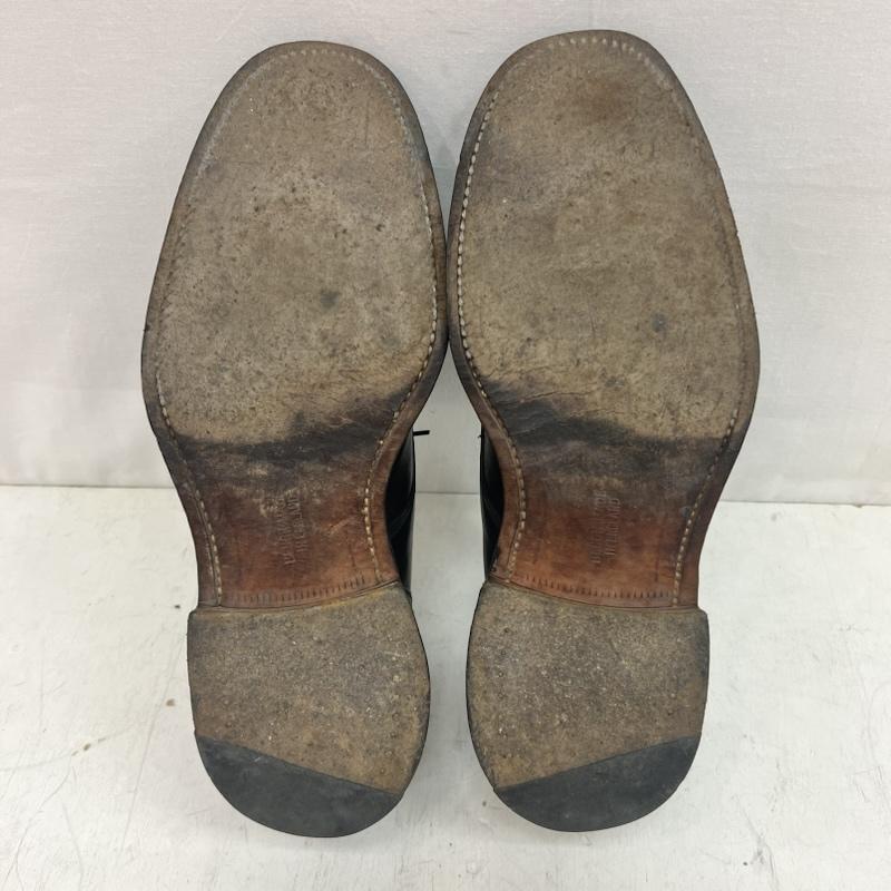 オースティンリード Austin Reed 革靴 革靴 ベンチメイド イングランド プレーントゥ レザーシューズ UK：7.5 黒 / ブラック / black メンズ USED 古着 中古 50163804