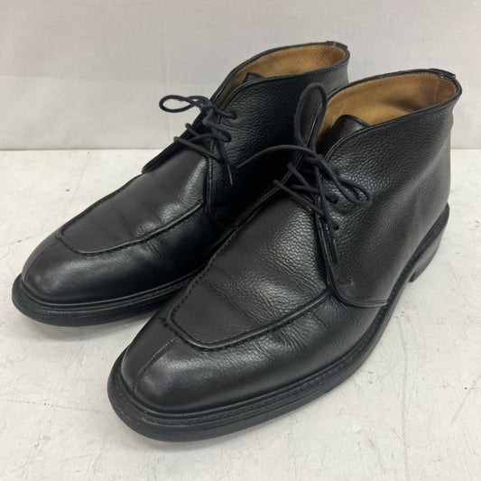 チーニ－ JOSEPH CHEANEY&SONS ブーツ 一般 シボ革 チャッカブーツ レザー ドレスシューズ UK：10 黒 / ブラック / black メンズ USED 古着 中古 50163806