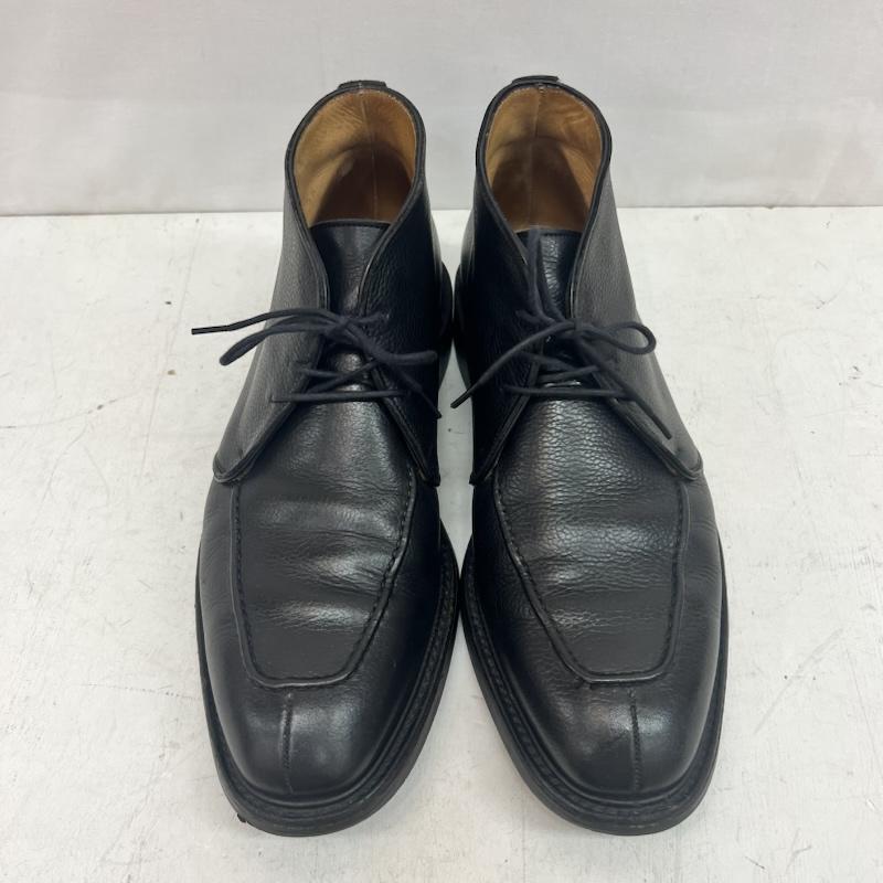 チーニ－ JOSEPH CHEANEY&SONS ブーツ 一般 シボ革 チャッカブーツ レザー ドレスシューズ UK：10 黒 / ブラック / black メンズ USED 古着 中古 50163806