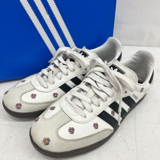 アディダス adidas スニーカー スニーカー IF4398 SAMBA OG W フラワー刺繍 サンバ スニーカー 24.5cm 白 / ホワイト / white レディース USED 古着 中古 50163807