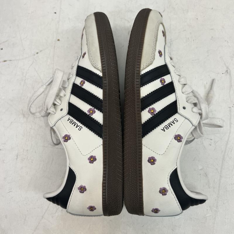 アディダス adidas スニーカー スニーカー IF4398 SAMBA OG W フラワー刺繍 サンバ スニーカー 24.5cm 白 / ホワイト / white レディース USED 古着 中古 50163807