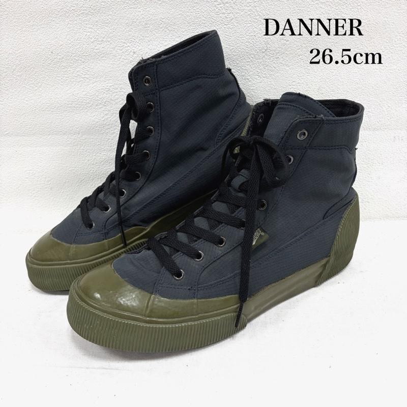 ダナー Danner スニーカー スニーカー D-7014 ERWING HIGH ハイカット スニーカー ラバーソール ハンティング シューズ 8.5 26.5cm US：8.5 ワンポイント X ロゴ、文字 オリーブグリーン / オリーブグリーン / X 紺 / ネイビー / navy メンズ USED 古着 中古 50163808
