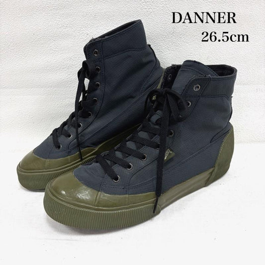 ダナー Danner スニーカー スニーカー D-7014 ERWING HIGH ハイカット スニーカー ラバーソール ハンティング シューズ 8.5 26.5cm US：8.5 ワンポイント X ロゴ、文字 オリーブグリーン / オリーブグリーン / X 紺 / ネイビー / navy メンズ USED 古着 中古 50163808