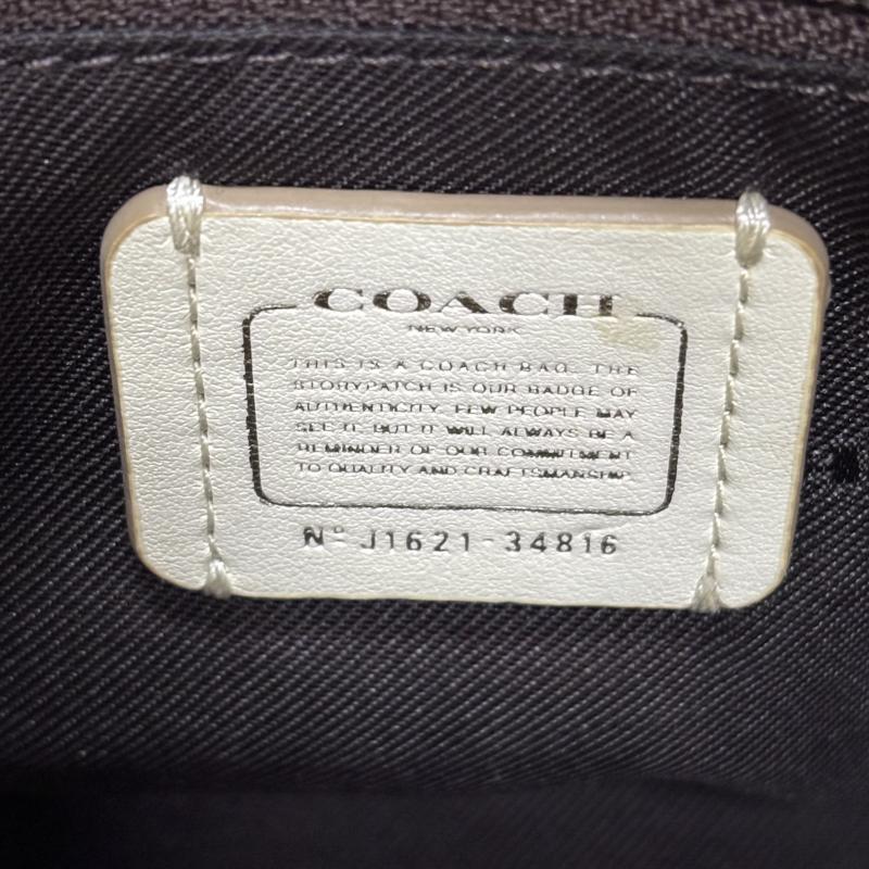 コーチ COACH ハンドバッグ ハンドバッグ コーチ 2way ハンドバッグ ショルダーバッグ アイボリー 34816 スワッガー27 キャリオール - レディース USED 古着 中古 50163810