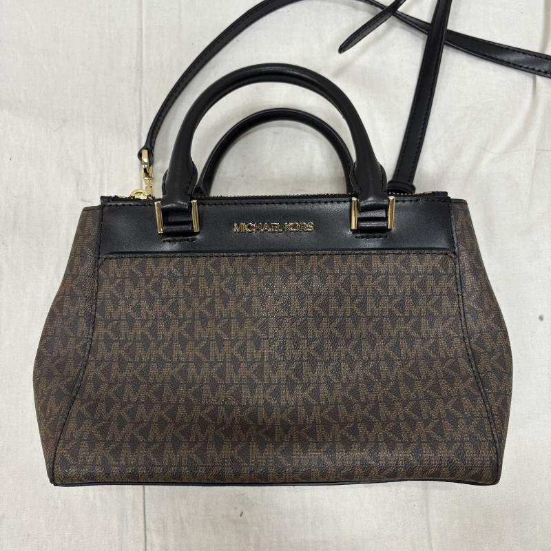 マイケルコース MICHAEL KORS ハンドバッグ ハンドバッグ シグネチャー 2WAY ショルダーバッグ - 茶 / ブラウン / brown レディース USED 古着 中古 50163812