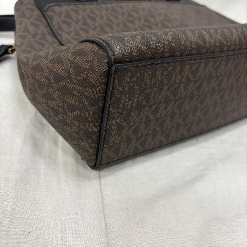 マイケルコース MICHAEL KORS ハンドバッグ ハンドバッグ シグネチャー 2WAY ショルダーバッグ - 茶 / ブラウン / brown レディース USED 古着 中古 50163812