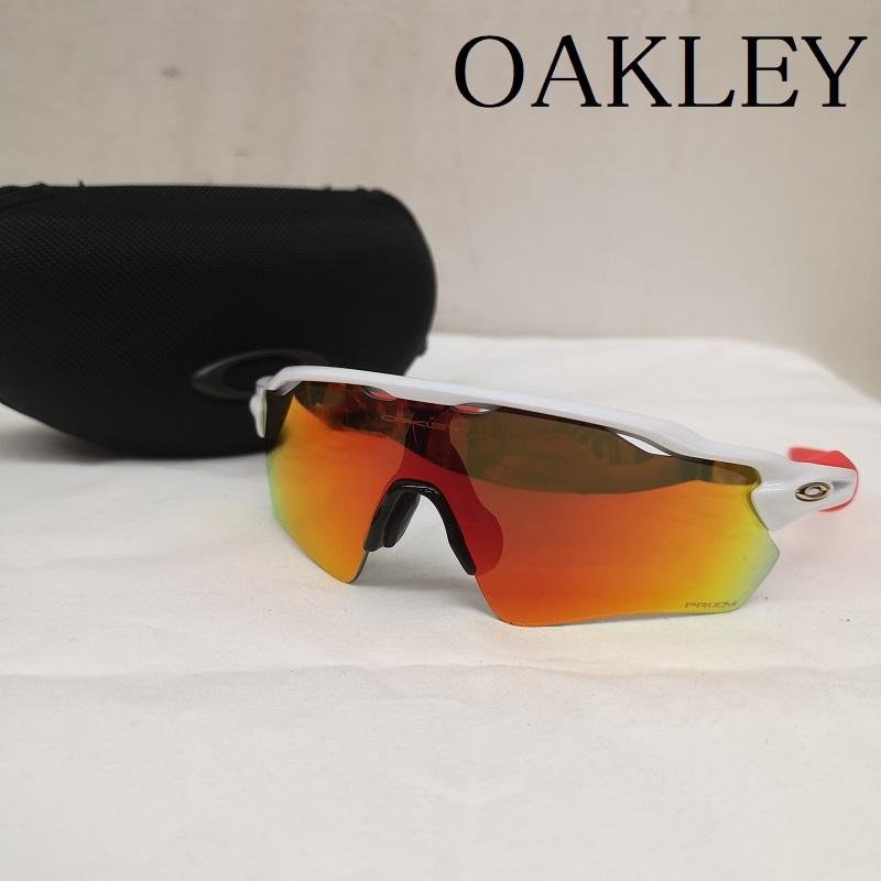 オークリー OAKLEY めがね・サングラス サングラス RADAR EV PATH SUNGLASS レーダーEV パス サングラス - 白 / ホワイト / white X 橙 / オレンジ / orange メンズ USED 古着 中古 50163813